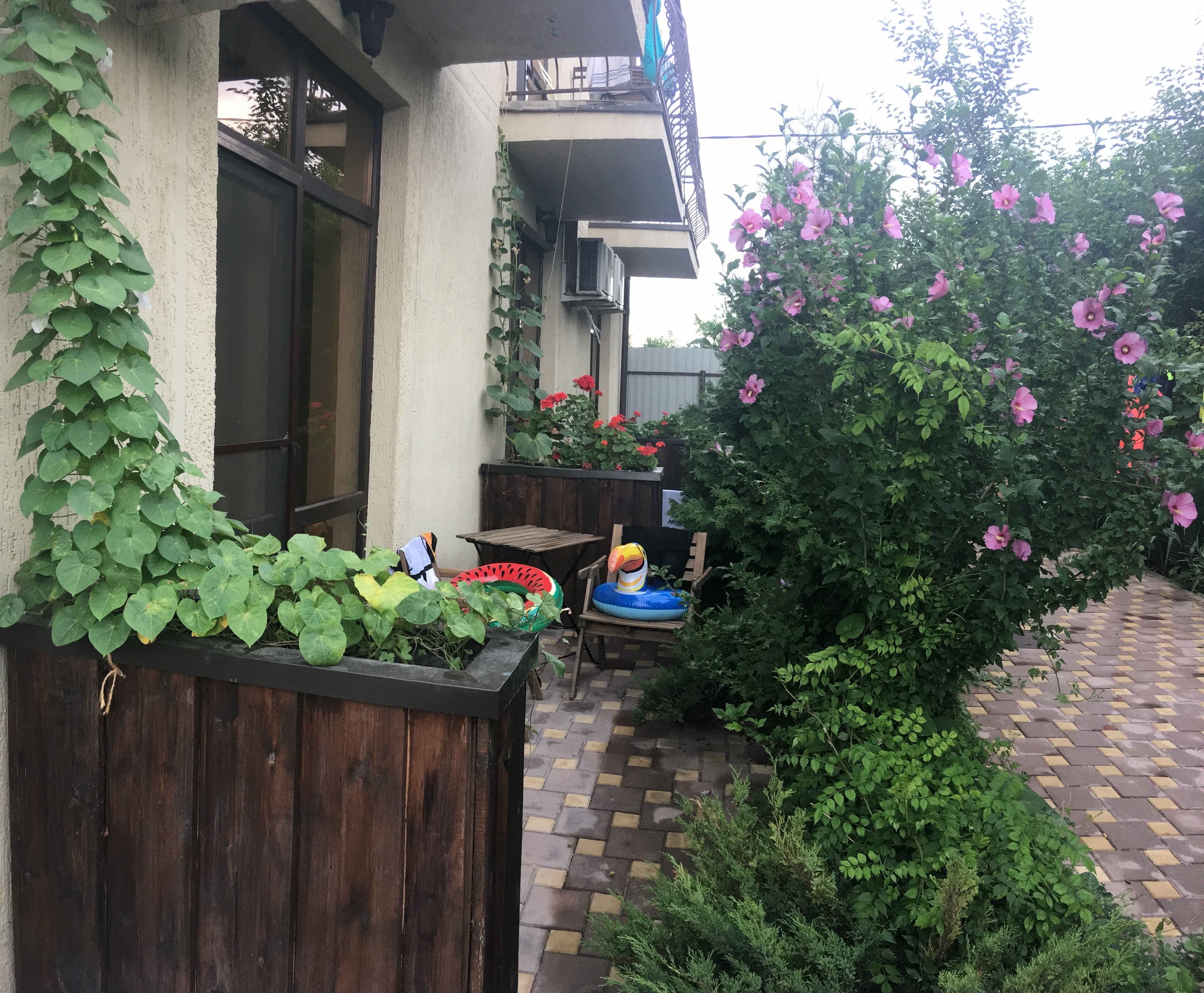 Двор гостевого дома